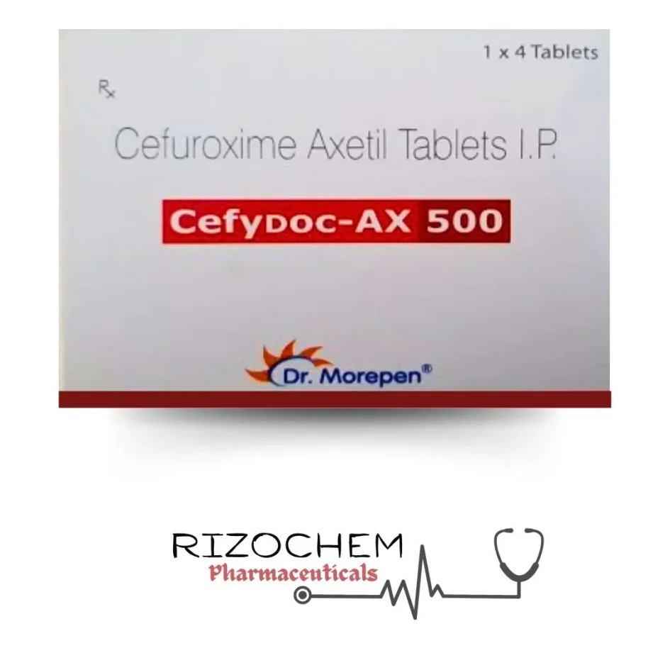 Cefuroxime Axetil 500mg Tablet - Pharmaceutical Product by Rizochem Pharmaceuticals