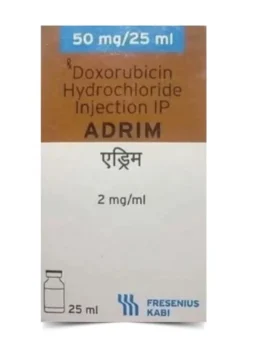 Adrim Doxorubicin Hydrochloride Injection – An anthracycline chemotherapy drug used for treating breast cancer, leukemia, lymphomas, and other cancers. Available for export from Rizochem Pharmaceuticals.