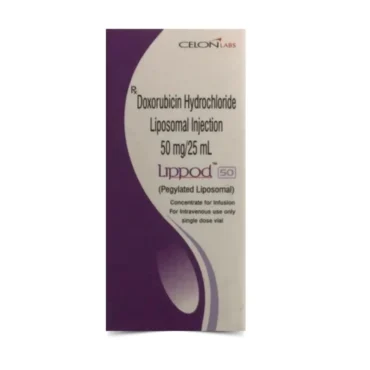 Lippod Doxorubicin Hydrochloride Injection – A liposomal anthracycline chemotherapy drug used for treating breast cancer, ovarian cancer, multiple myeloma, and Kaposi's sarcoma. Available for export from Rizochem Pharmaceuticals.
