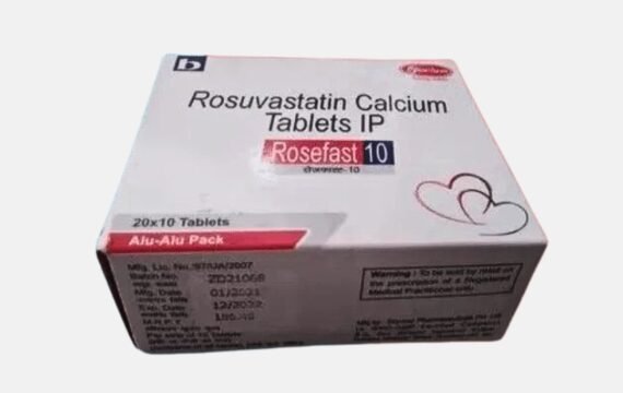 Rosuvastatin 10mg Rosefast 10 Tablet