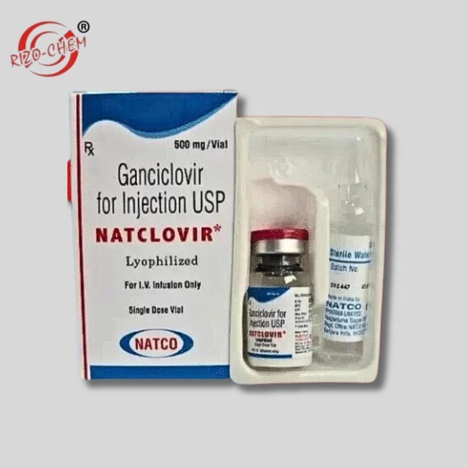 Natclovir- Ganciclovir 500mg Injection
