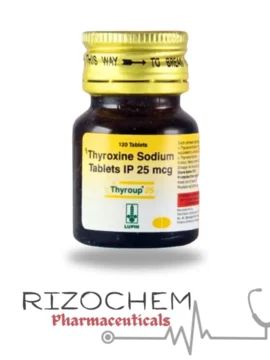 Thyroxine Sodium 25mcg Tablet - Quality Medication from Rizochem Pharmaceuticals.