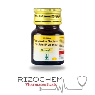 Thyroxine Sodium 25mcg Tablet - Quality Medication from Rizochem Pharmaceuticals.