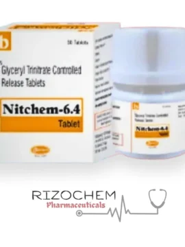 Pharmaceuticals Diluted Nitroglycerine 6.4 Mg Nitchem Tablet for heart conditions