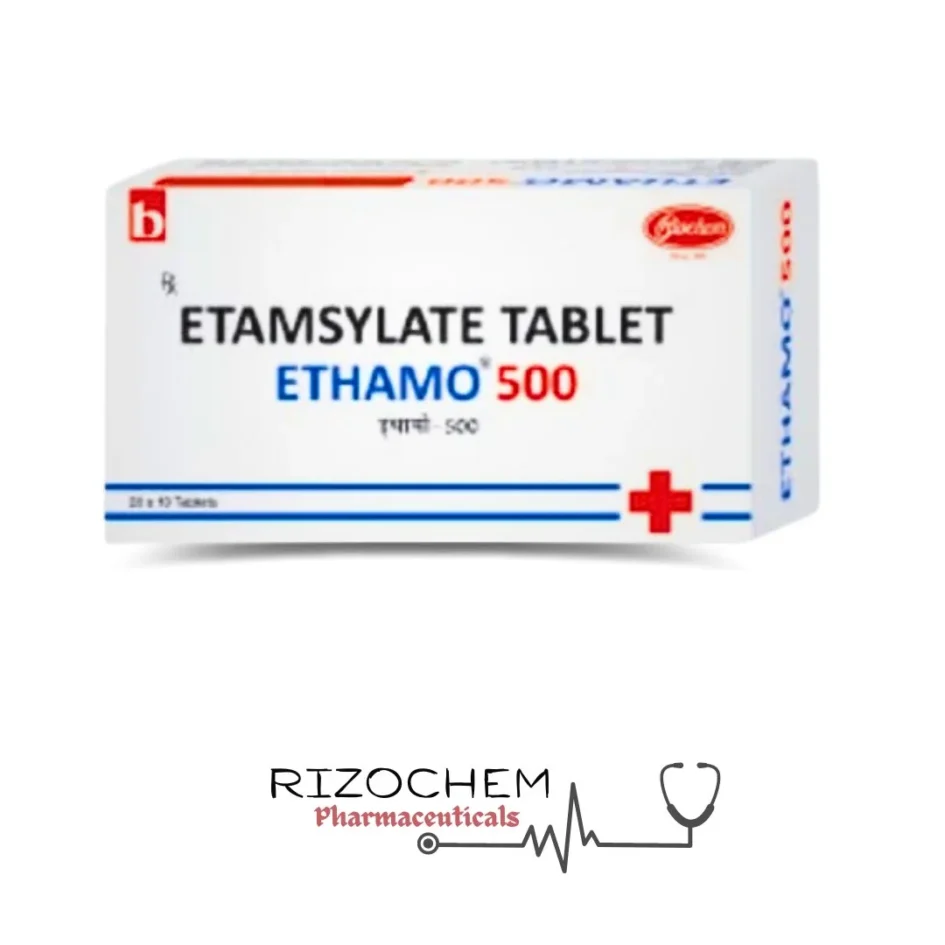 Etamsylate BP 500mg Ethamo tablet - Rizochem Pharmaceuticals