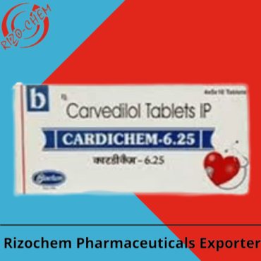 Carvedilol IP 6.25mg CARDICHEM