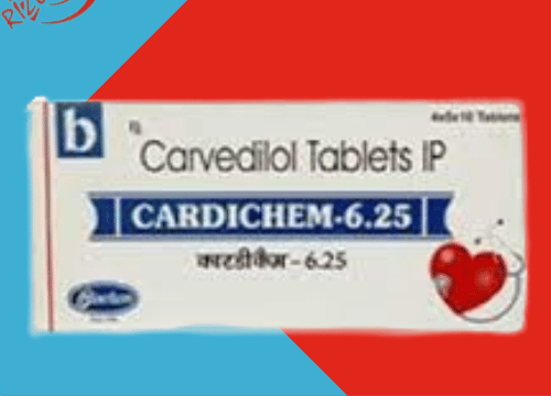 Carvedilol IP 6.25mg CARDICHEM