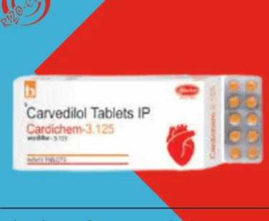 Carvedilol IP 3.125mg CARDICHEM