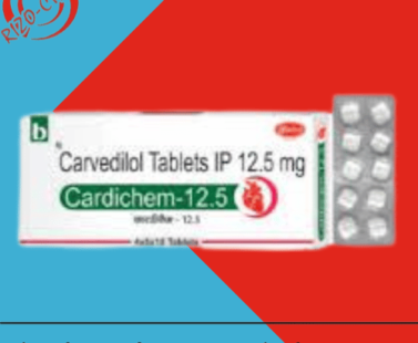 Carvedilol IP 12.50mg CARDICHEM