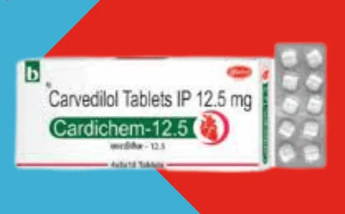 Carvedilol IP 12.50mg CARDICHEM