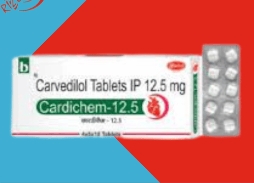 Carvedilol IP 12.50mg CARDICHEM