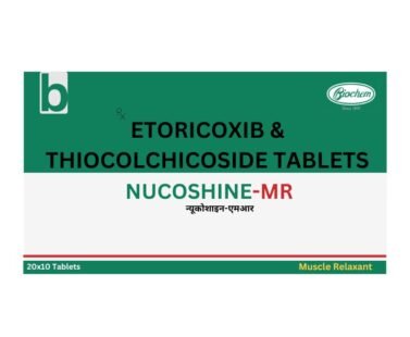 Etoricoxib Thiocolchicoside 60 mg NUCOSHINE by rizochem pharmaceuticals