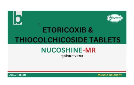 Etoricoxib Thiocolchicoside 60 mg NUCOSHINE by rizochem pharmaceuticals