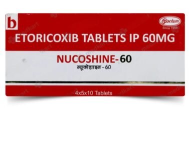 Etoricoxib 60mg NUCOSHINE 60 by rizochem pharmaceuticals