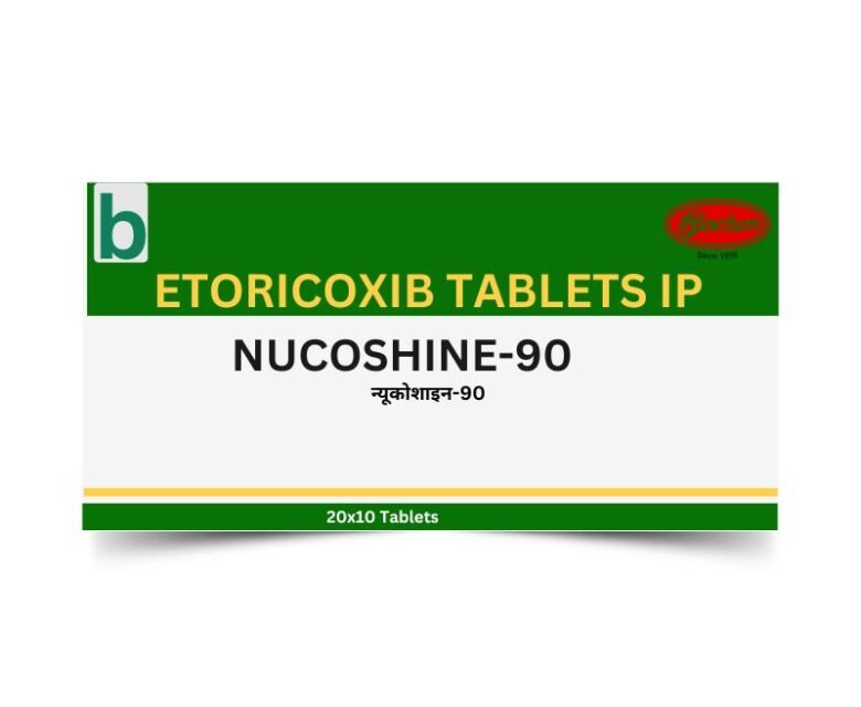 Etoricoxib IP 90mg NUCOSHINE by rizochem pharmaceuticals