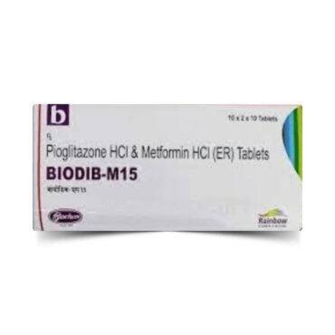 PIOGLITAZONE HYDROCHLORIDE IP 15MG by RIzochem Pharmaceuticals