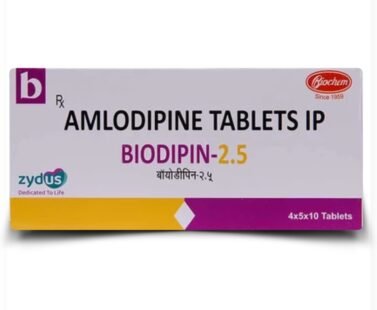Amlodipine IP BIODIPIN 2.5 Tablet by Rizochem Pharmaceutical