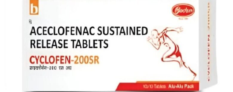 Aceclofenec 200mg Cyclofen 200 SR by Rizochem pharmaceuticals