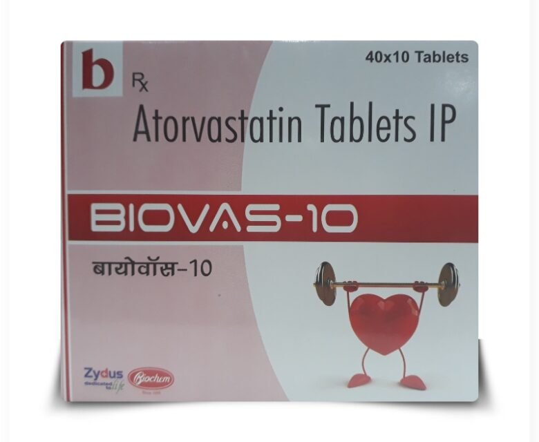 Atorvastatin IP 10Mg BIOVAS by Rizochem Pharmaceutical