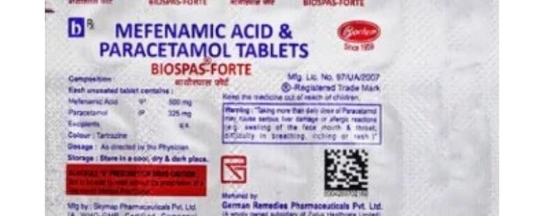 Mefenamic Acid Pcm Biospas Forte by Rizochem pharmaceuticals