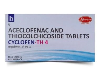 Aceclofenac Thiocolchicoside Cyclofen Th4 by rizochem pharmaceuticals