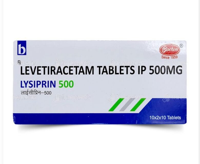 Levetiracetam IP 500 mg LYSIPRIN by Rizochem pharmaceuticals