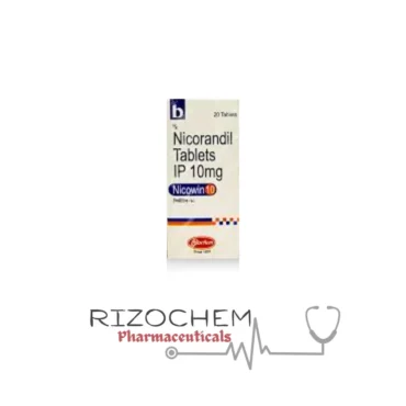 Nicorandil 10mg (20 tabs) NICOWIN 10 - Quality Medication from Rizochem Pharmaceuticals Wholesaler & Exporter.