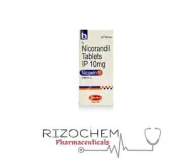 Nicorandil 10mg (20 tabs) NICOWIN 10 - Quality Medication from Rizochem Pharmaceuticals Wholesaler & Exporter.