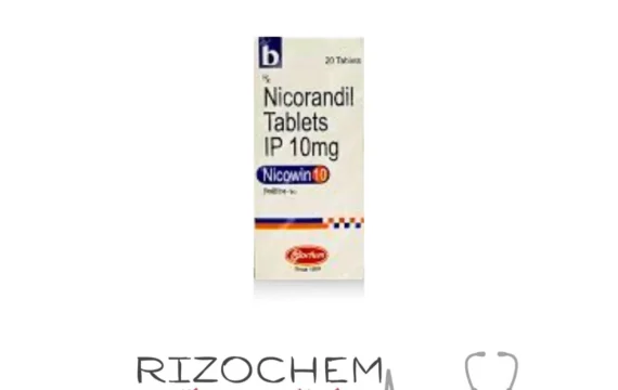 Nicorandil 10mg (20 tabs) NICOWIN 10 - Quality Medication from Rizochem Pharmaceuticals Wholesaler & Exporter.