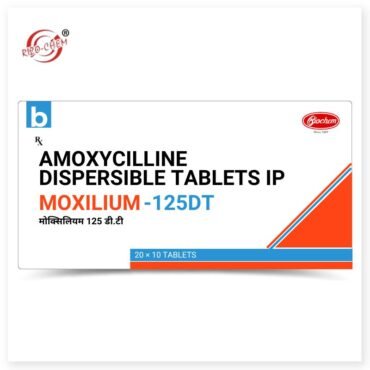 Amoxycilline 125mg MOXILIUM DT by Rizochem Pharmaceuticals