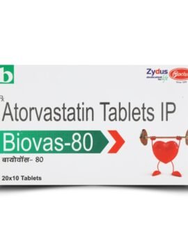Atorvastatin IP 80Mg BIOVAS by Rizochem Pharmaceutical