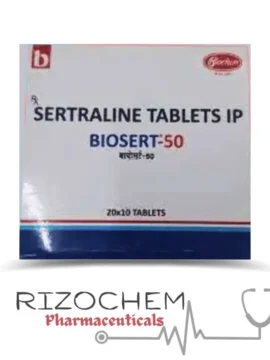 Sertraline Hydrochloride 50mg BIOSERT - Quality Medication from Rizochem Pharmaceuticals.