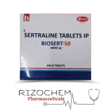 Sertraline Hydrochloride 50mg BIOSERT - Quality Medication from Rizochem Pharmaceuticals.