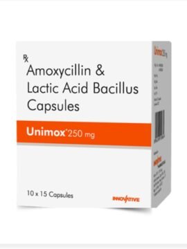Unimox 250 mg Tablet by Rizochem pharmaceuticals