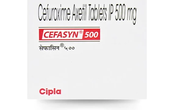 Image of Cefasyn 500mg Tablet, a high-quality pharmaceutical product for infection treatment.