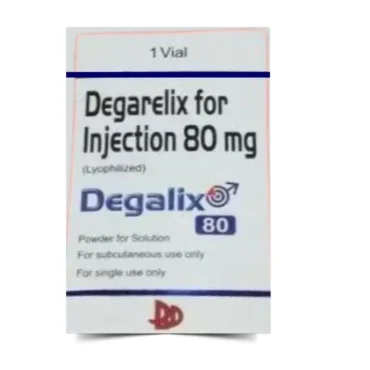 Degalix 80mg Injection – A Degarelix injection used for treating advanced prostate cancer by reducing testosterone levels. Available for export from Rizochem Pharmaceuticals.0