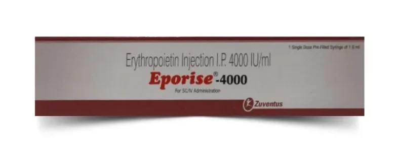 Epofit 6000IU Injection – Erythropoietin injection used to treat anemia associated with chronic kidney disease or chemotherapy. Exported globally by Rizochem Pharmaceuticals.