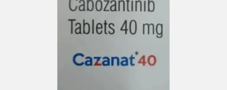 Cazanat 40 Tablet – Cabozantinib 40mg for advanced cancer treatment. Trusted quality by Rizochem Pharmaceuticals, a global pharmaceutical wholesaler and exporter.