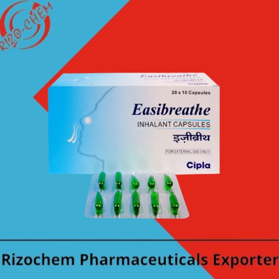 Easi Breathe Inhalant 10 Capsules - Top Pharmaceutical Wholesaler Exporter