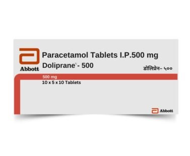 Paracetamol Doliprane 500mg Tablet by rizochem pharmaceuticals