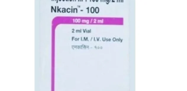 Amikacin Nkacin 100mg Injection by Rizochem Pharmaceuticals