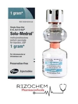 Rizochem Pharmaceuticals Wholesaler & Exporter Company - Solu-Medrol 1g Injection packaging