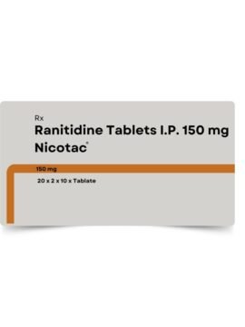 Ranitidine Nicotac 150mg Tablet by rizochem pharmaceuticals