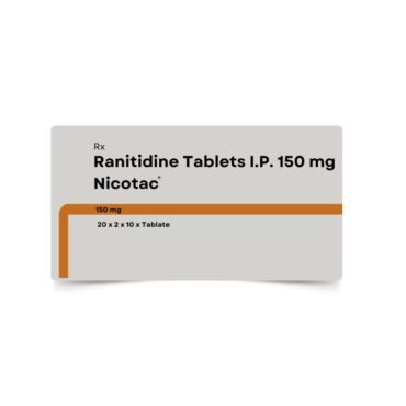 Ranitidine Nicotac 150mg Tablet by rizochem pharmaceuticals