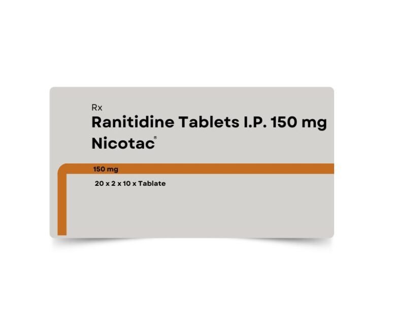Ranitidine Nicotac 150mg Tablet by rizochem pharmaceuticals