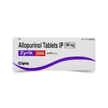 Zyrik Allopurinol 300mg Tablet by Rizochem Pharmaceuticals