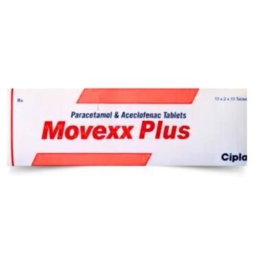 Movexx Plus 100mg/325mg Tablet by rizochem pharmaceuticals