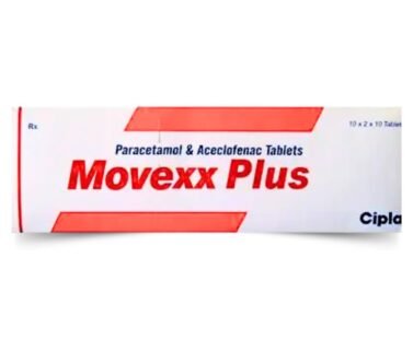 Movexx Plus 100mg/325mg Tablet by rizochem pharmaceuticals