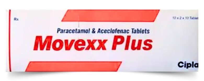 Movexx Plus 100mg/325mg Tablet by rizochem pharmaceuticals