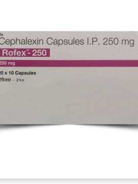 Cefalexin Rofex 250mg Capsule by Rizochem Pharmaceutical